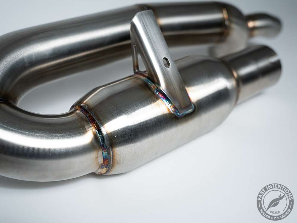 FI 991 Turbos Cat Back Detail 3