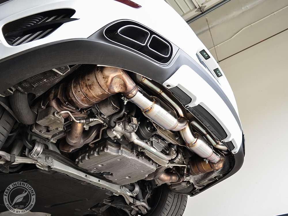 FI 991Turbos Cat Back Exhaust Install 2